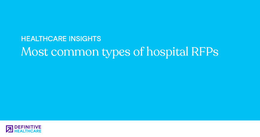 Most common types of hospital RFPs