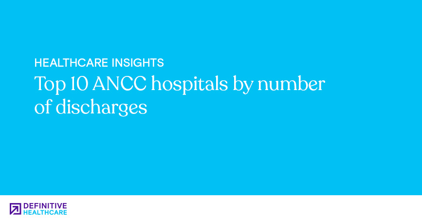 Top 10 ANCC hospitals by number of discharges