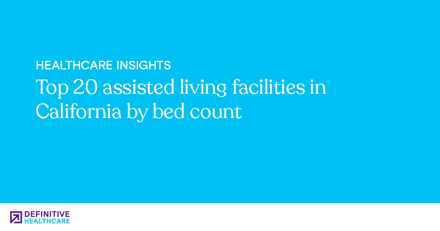 Top 20 assisted living facilities in California by bed count