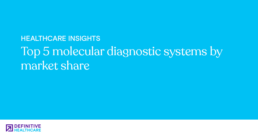 Top 5 molecular diagnostic systems by market share