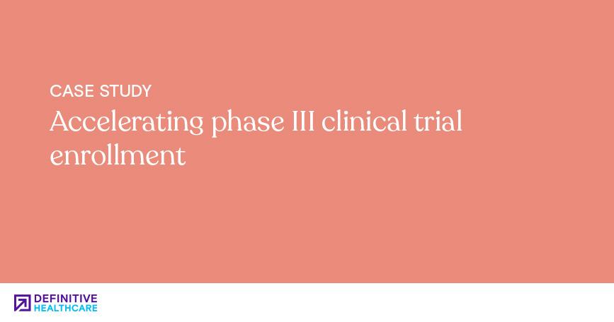 Accelerating phase III clinical trial enrollment