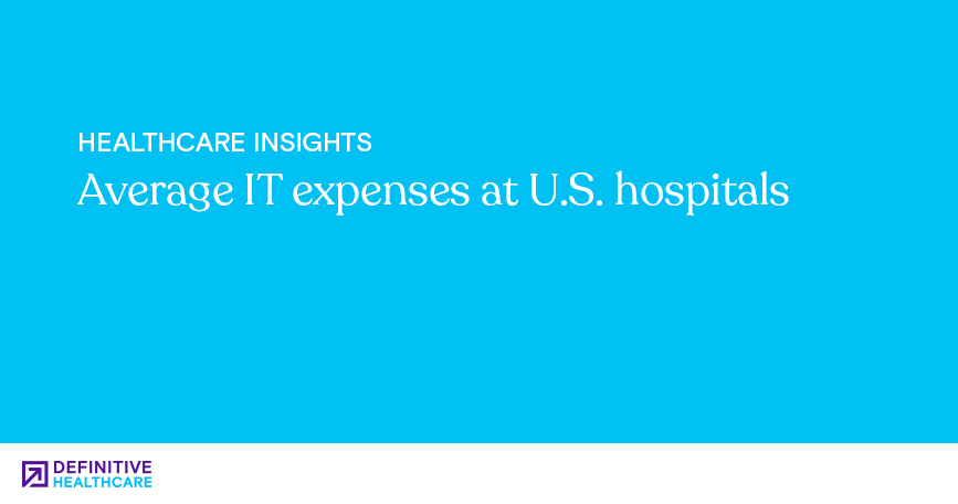 Average IT expenses at U.S. hospitals