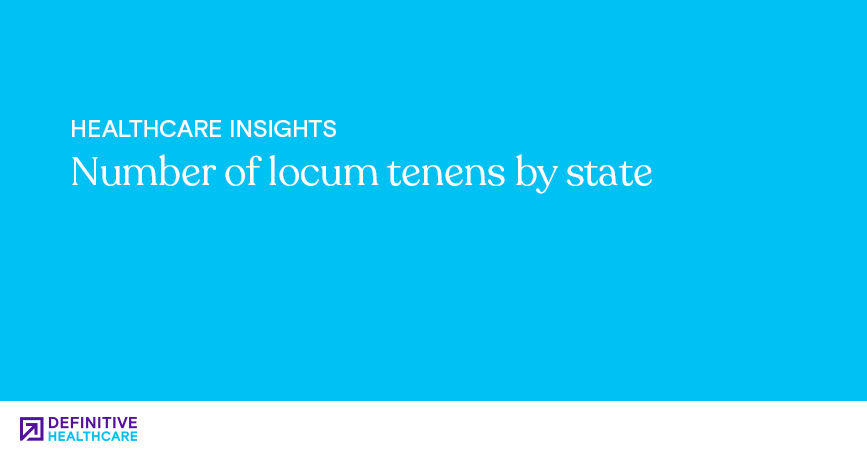 Number of locum tenens by state