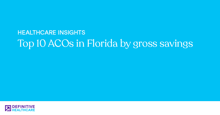 Top 10 ACOs in Florida by gross savings