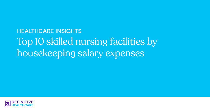 Top 10 skilled nursing facilities by housekeeping salary expenses