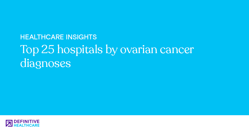 Top 25 hospitals by ovarian cancer diagnoses