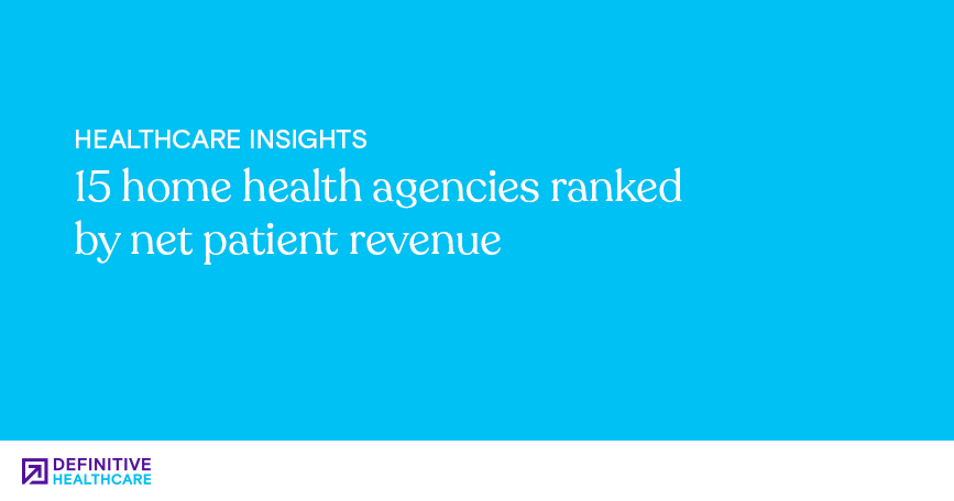15 Home Health Agencies Ranked By Net Patient Revenue