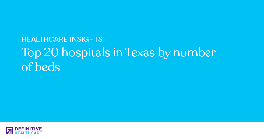 Top 20 Texas hospitals by number of beds