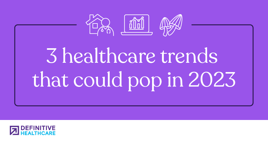 3 healthcare trends that could pop in 2023.