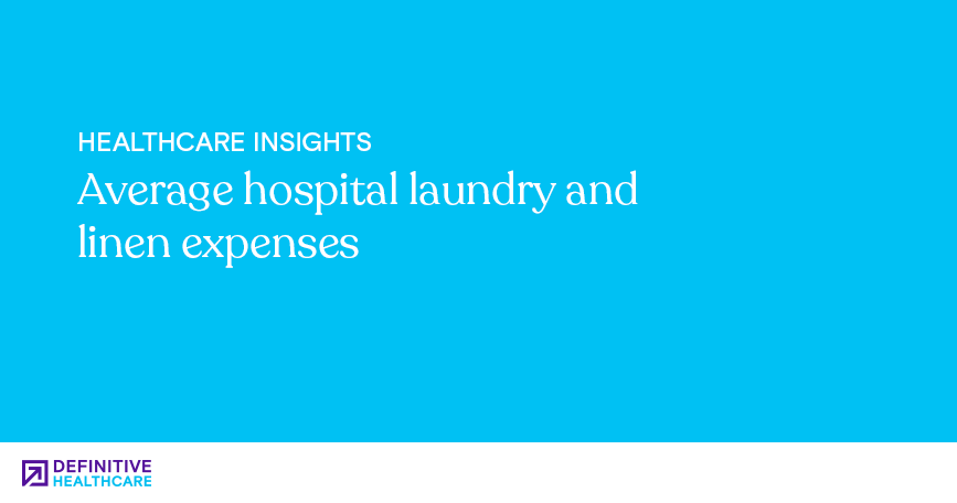 Average hospital laundry and linen expenses