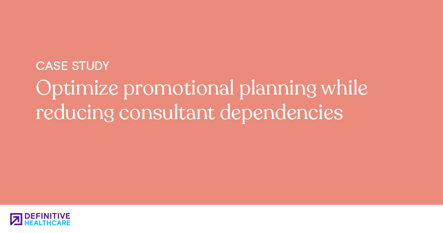 Optimize promotional planning while reducing consultant dependencies