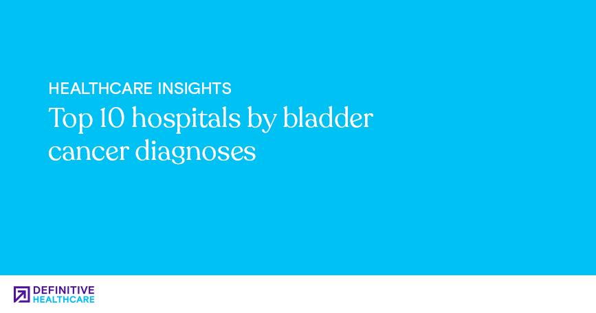 Top 10 hospitals by bladder cancer diagnoses