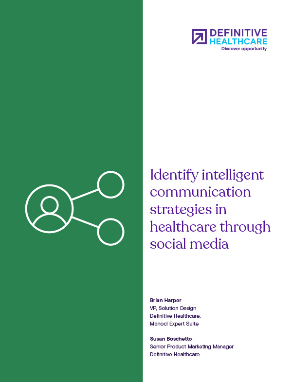 Identify intelligent communication strategies in healthcare through social media