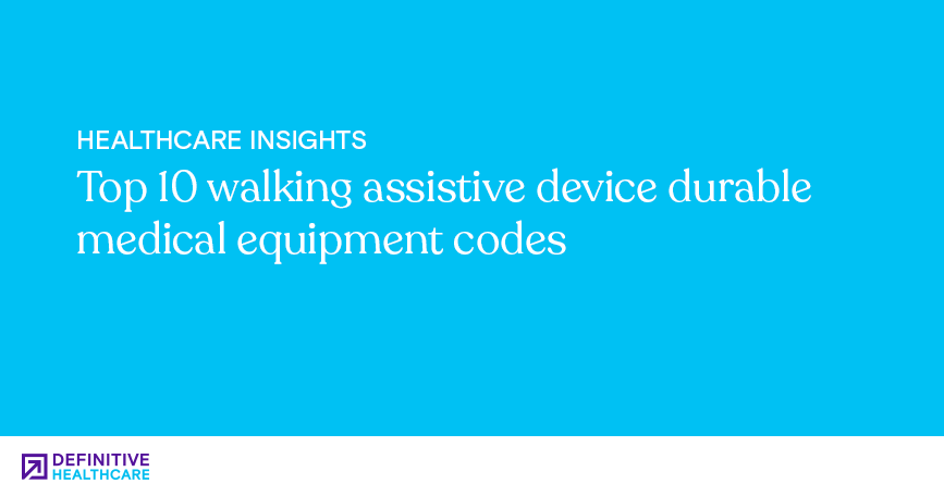 Top 10 walking assistive device durable medical equipment codes