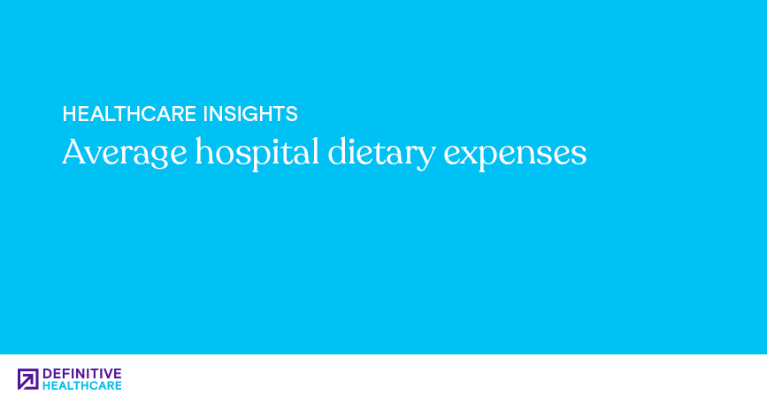 Average hospital dietary expenses