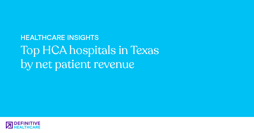 Top HCA hospitals in Texas by net patient revenue