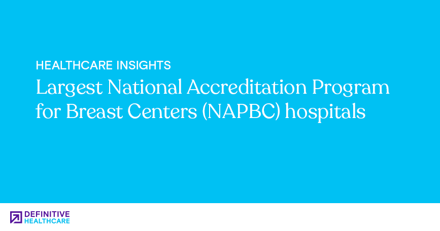 Largest National Accreditation Program for Breast Centers (NAPBC) hospitals