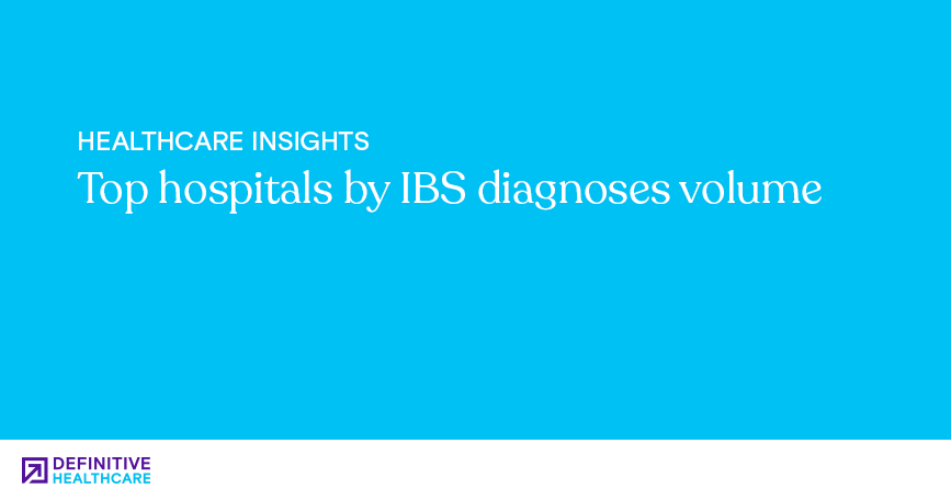 Top hospitals by IBS diagnoses volume 