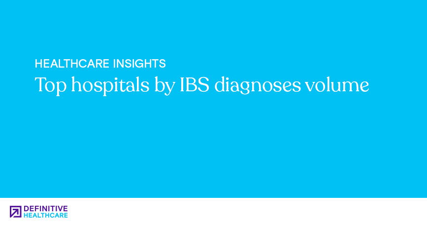 Top hospitals by IBS diagnoses volume