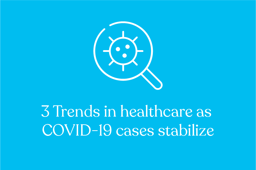 3 Trends in healthcare as COVID-19 cases stabilize