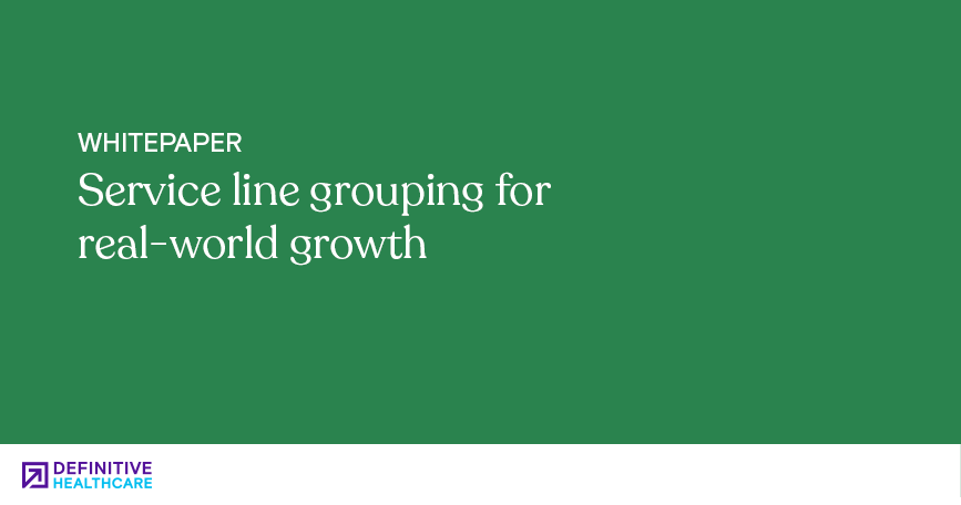 Service line grouping for real-world growth