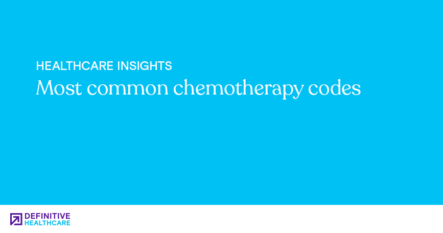 Most common chemotherapy codes