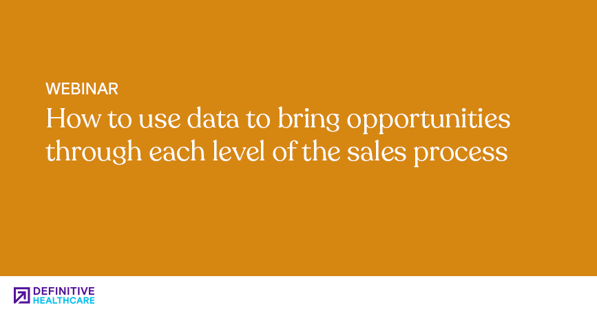 How to use data to bring opportunities through each level of the sales process