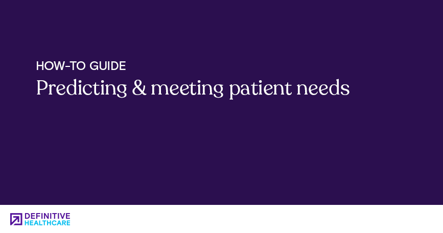 Predicting & meeting patient needs