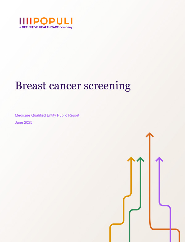 Breast cancer screening: A Medicare qualified entity public report