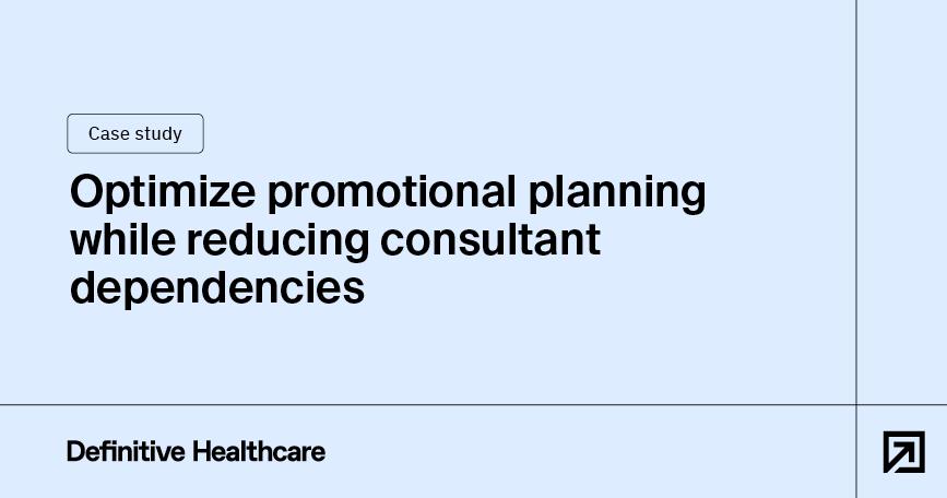 Optimize promotional planning while reducing consultant dependencies
