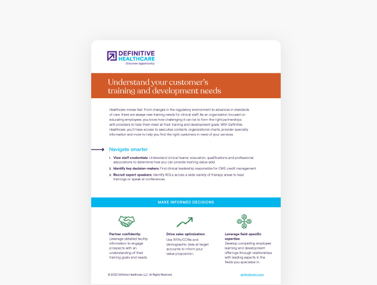 Understanding your customer’s training & development needs