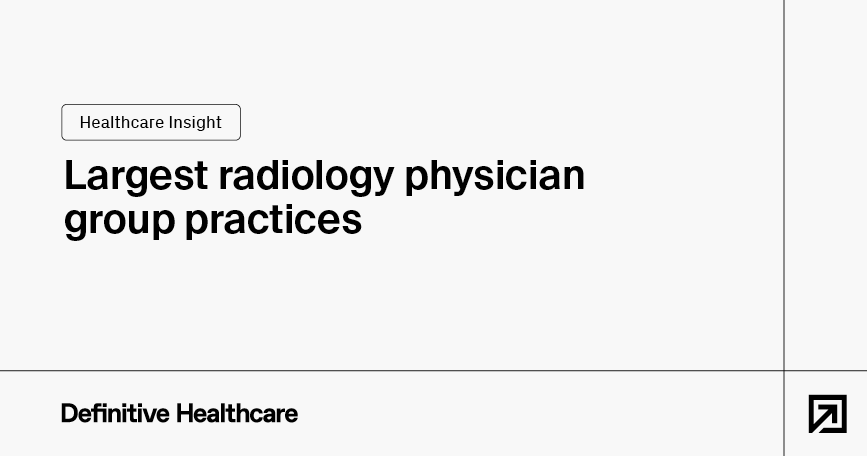 Largest radiology physician group practices