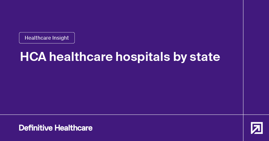 HCA Healthcare hospitals by state
