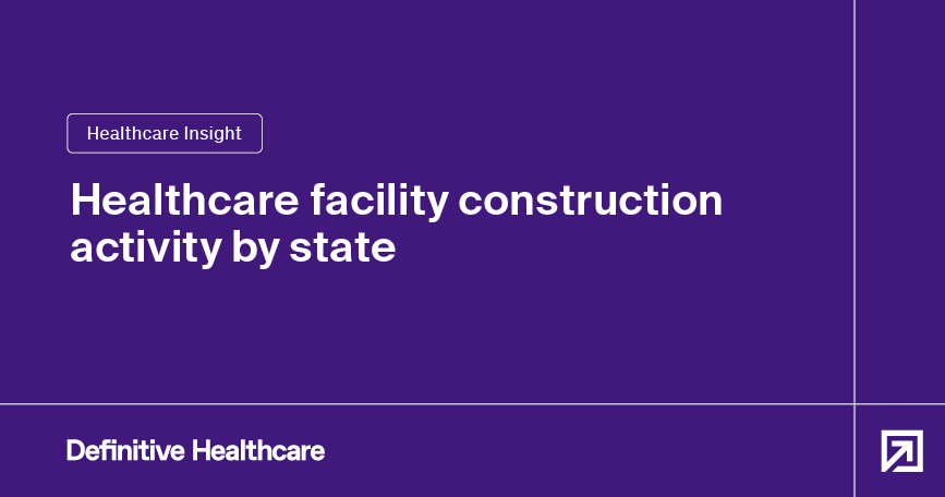 Healthcare facility construction activity by state
