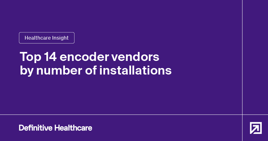 Top 14 encoder vendors by number of installations