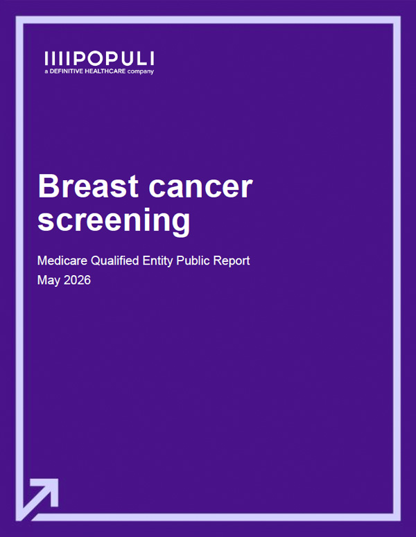Breast cancer screening: Medicare Qualified Entity public report