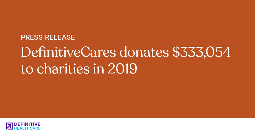 DefinitiveCares Donates $333,054 to Charities in 2019