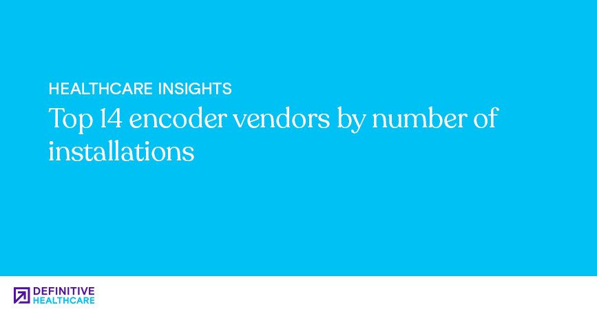 Top 14 encoder vendors by number of installations