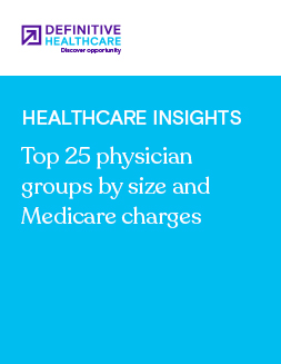 Top 25 physician groups by size and medicare charges