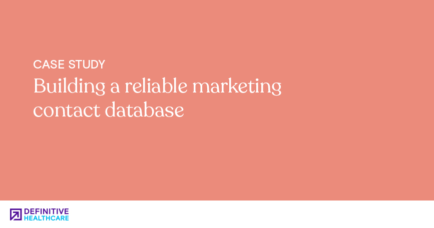 Building a reliable marketing contact database