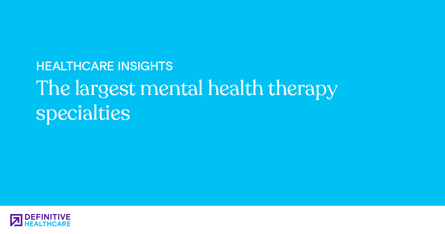 The largest mental health therapy specialties