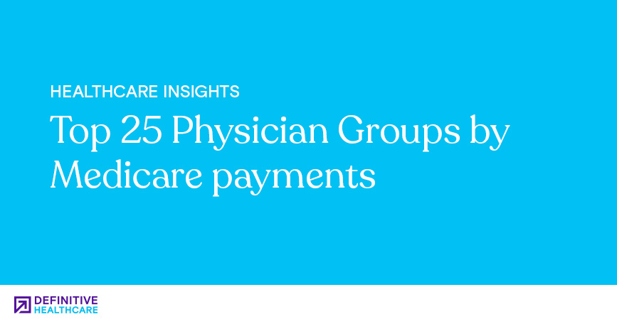 Top 25 Physician Groups by Medicare Payments