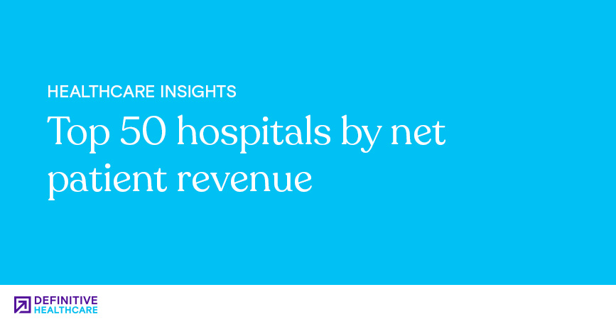 Top 50 hospitals by net patient revenue