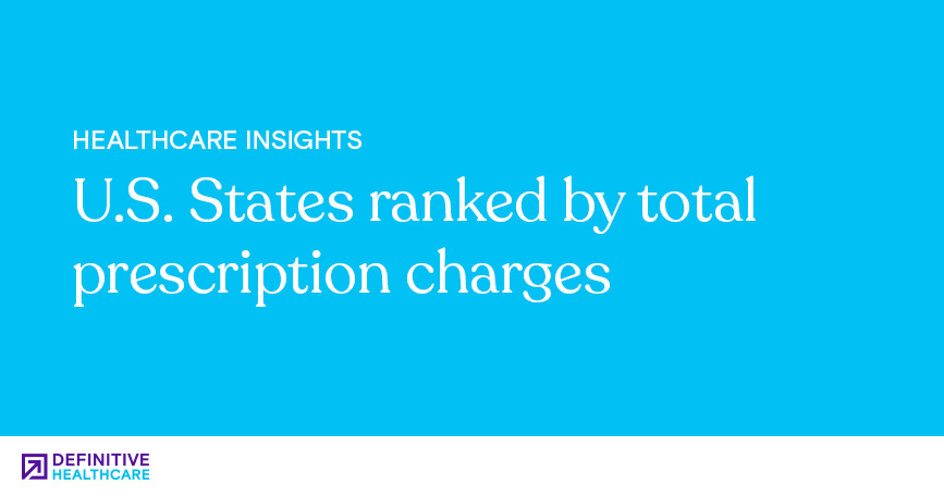 U.S. States Ranked by Total Prescription Charges