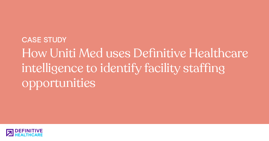 How Uniti Med uses Definitive Healthcare intelligence to identify facility staffing opportunities