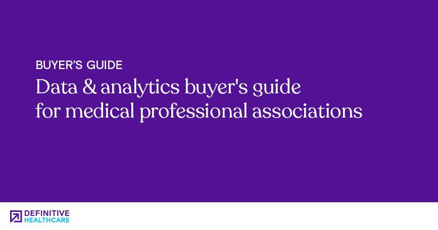 Data & analytics buyer's guide for medical professional associations