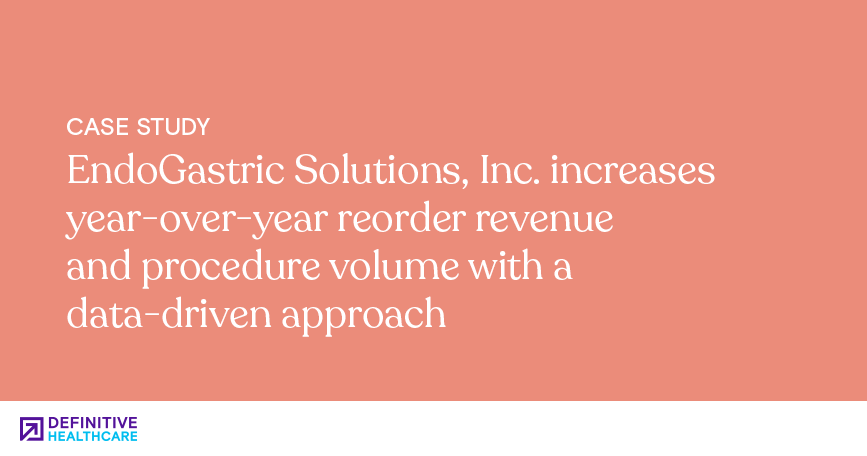 EndoGastric Solutions, Inc. increases year-over-year reorder revenue and procedure volume with a data-driven approach