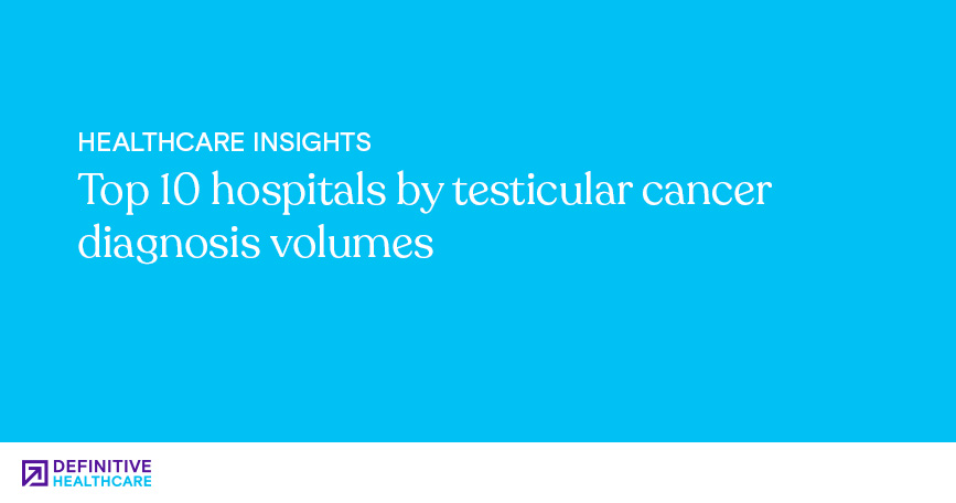 Top 10 hospitals by testicular cancer diagnosis volumes