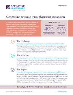 Generating revenue through market expansion