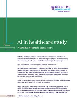 AI in healthcare study